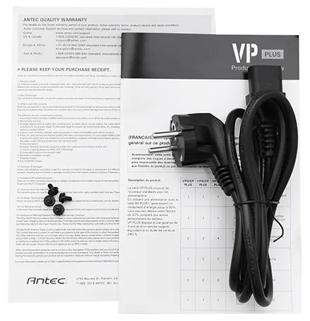 Блок питания Antec VP700P Plus EC