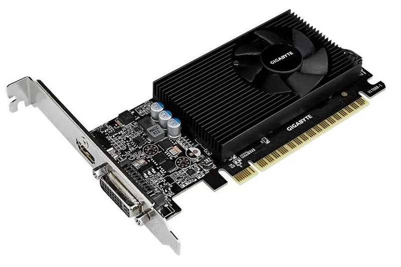 Видеокарта 2 Gb Gigabyte GT730 2G D5 Low Profile GV-N730D5-2GL