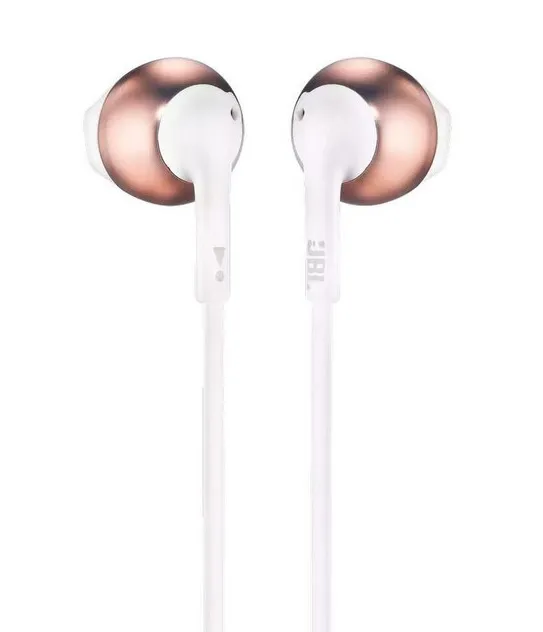 Гарнитура JBL T205 Розовое золото JBLT205RGD