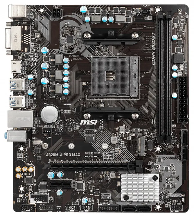 Материнская плата MSI A320M-A PRO MAX