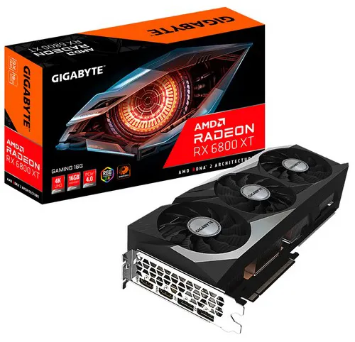 Видеокарта Gigabyte RX 6800 XT GAMING 16G GV-R68XTGAMING-16GD