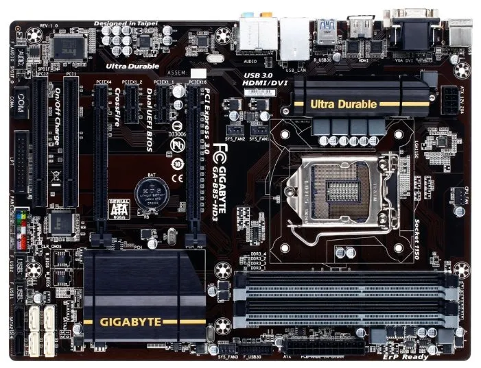 Материнская плата Gigabyte GA-B85-HD3