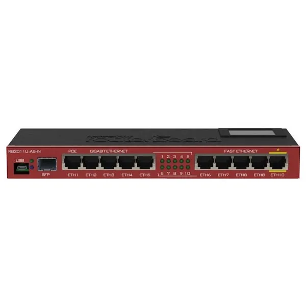 Маршрутизатор MikroTik RB2011UiAS-IN