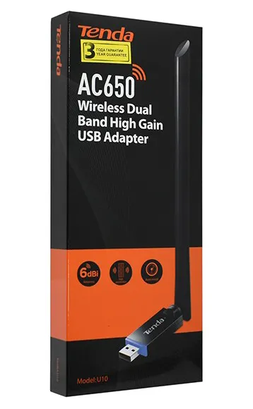 Сетевой адаптер Tenda U10