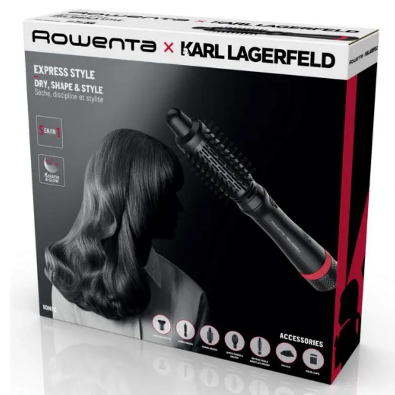 Фен-щетка Rowenta KARL LAGERFELD CF634LF0
