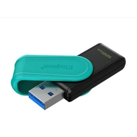 USB Флеш 128GB 3.2 Kingston DTXS/128GB черный/бирюзовый