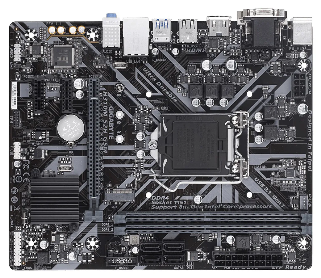 Материнская плата Gigabyte H310M S2H GSM