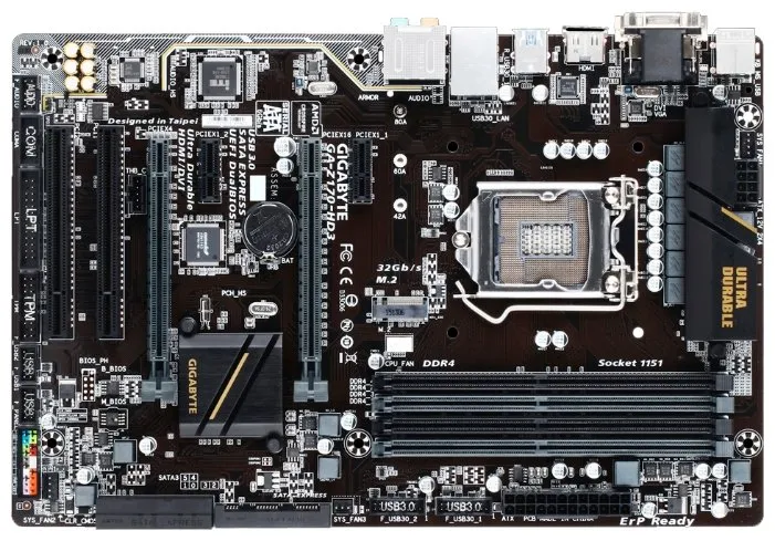 Материнская плата Gigabyte GA-Z170-HD3