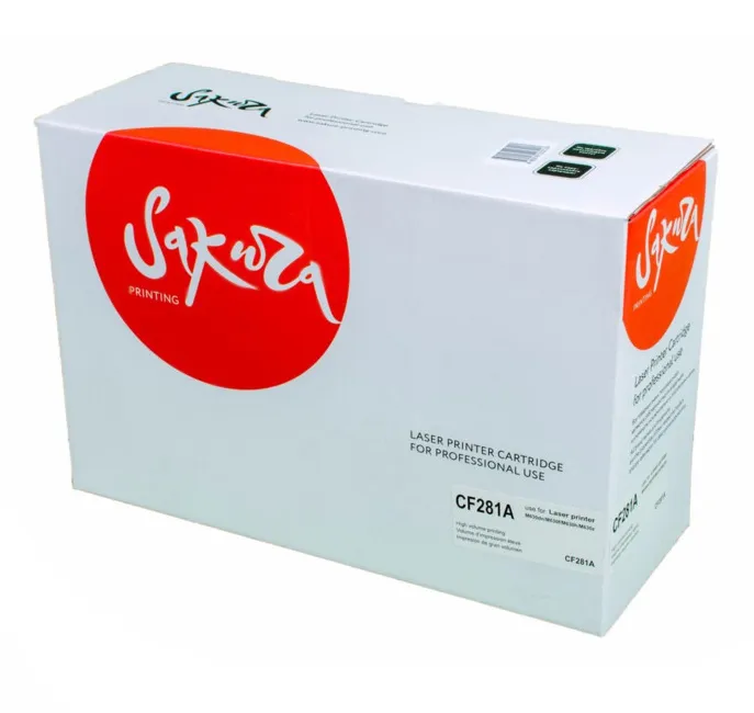 Картридж SAKURA CF281A черный