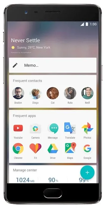 Смартфон OnePlus 3T Gunmetal