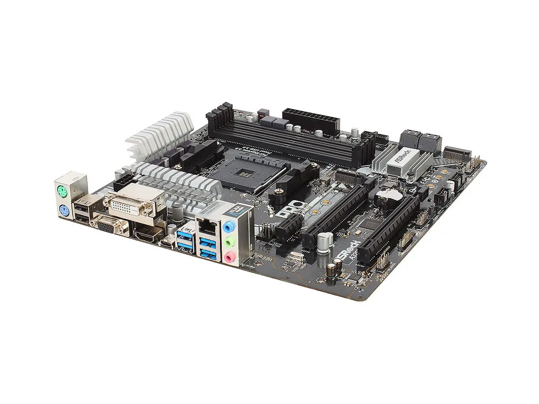 Материнская плата ASRock A320M PRO4