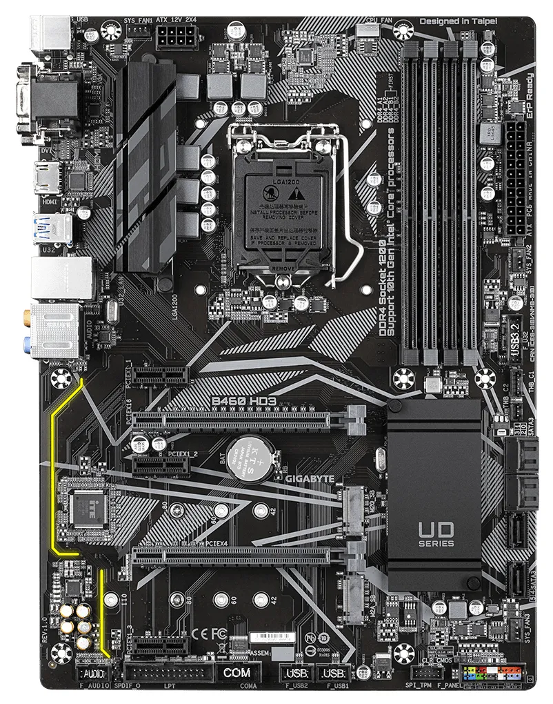 Материнская плата GIGABYTE B460-HD3