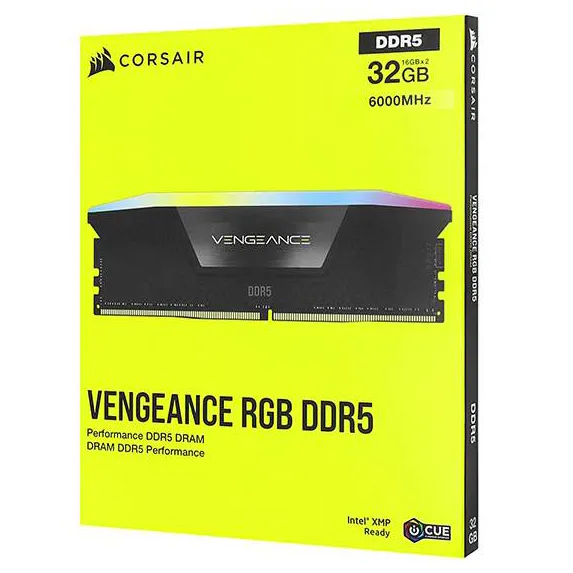 Оперативная память 32 GB kit Corsair Vengeance RGB CMH32GX5M2E6000C36