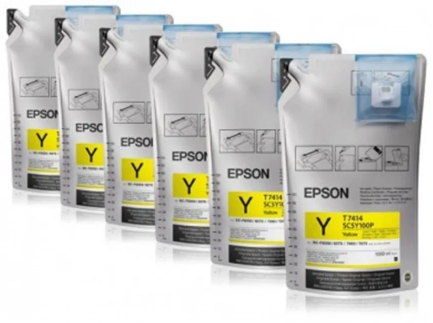 Картридж Epson C13T773440 желтый (1L*1pack)