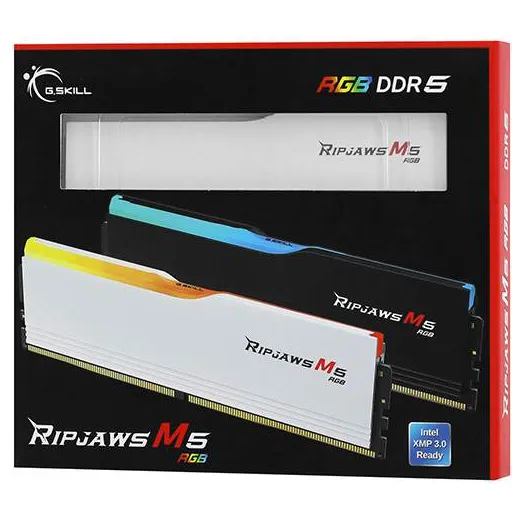 Оперативная память 64 GB kit G.Skill RipJaws M5 RGB F5-6000J3238G32GX2-RM5RW