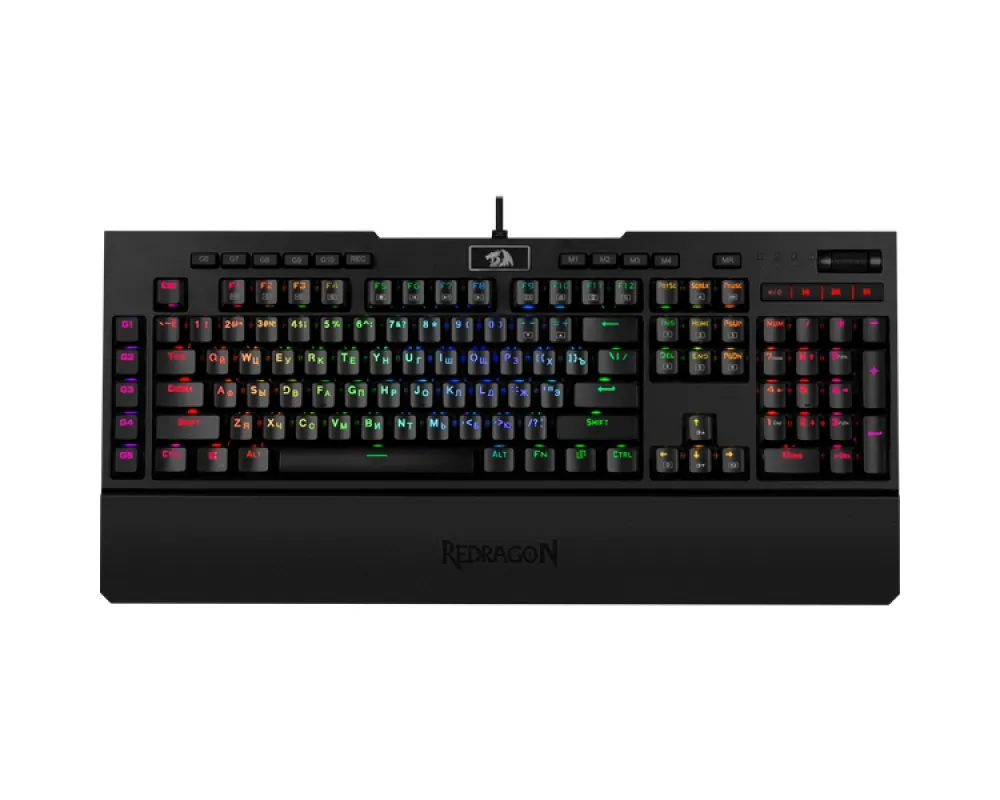 Клавиатура проводная игровая механическая Defender Redragon Brahma