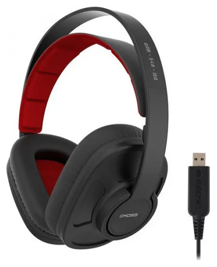 Гарнитура Koss GMR-540-Iso black-red