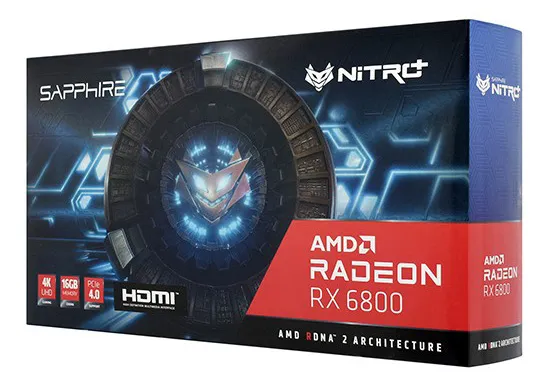 Видеокарта 16 GB Sapphire NITRO+ RX 6800