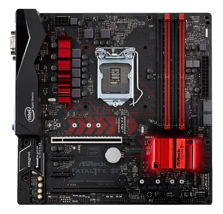 Материнская плата ASRock B250M PERFORMANCE 90-MXB4R0-A0UAYZ