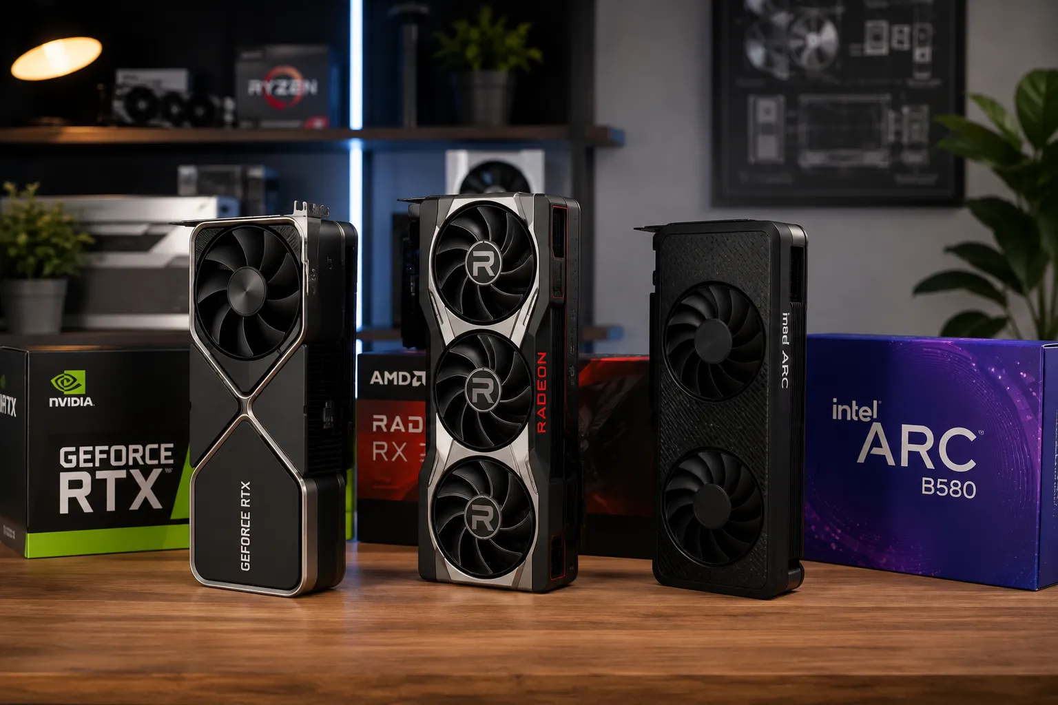 NVIDIA, AMD или Intel: какую видеокарту выбрать