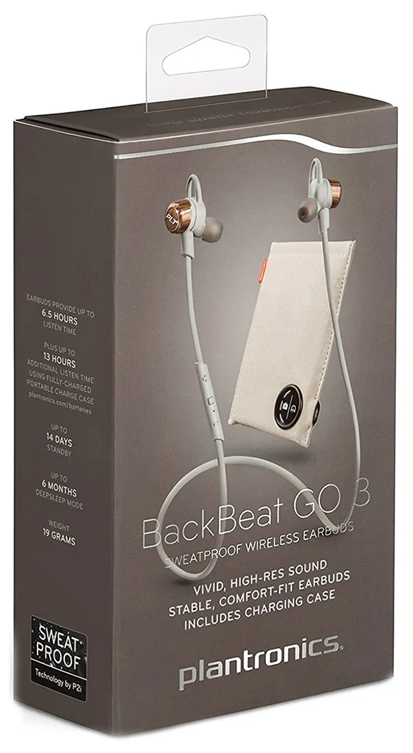 Наушники Plantronics BackBeat GO 3 Оранжевый