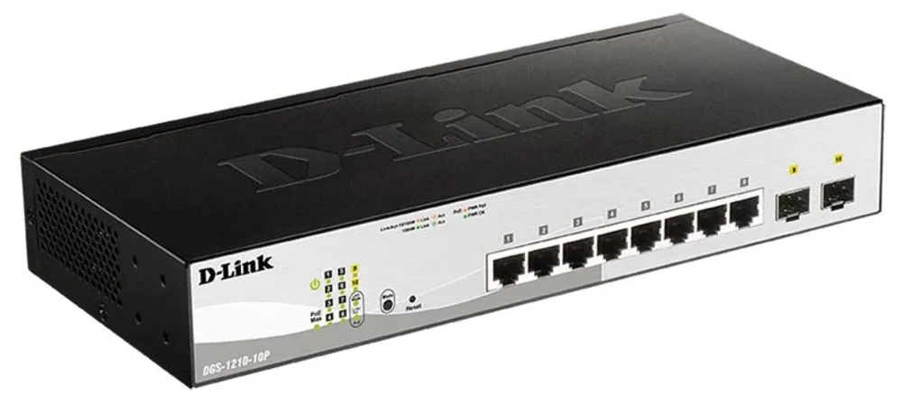 Коммутатор D-Link DGS-1210-10P/F1A