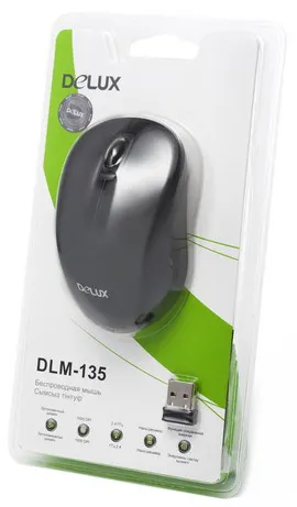 Компьютерная мышь Delux DLM-135OGB