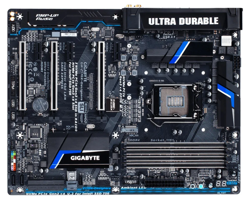 Материнская плата Gigabyte GA-Z170X-Designare rev1.0
