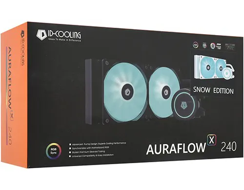 Водяное охлаждение ID-Cooling Auraflow X 240 Snow