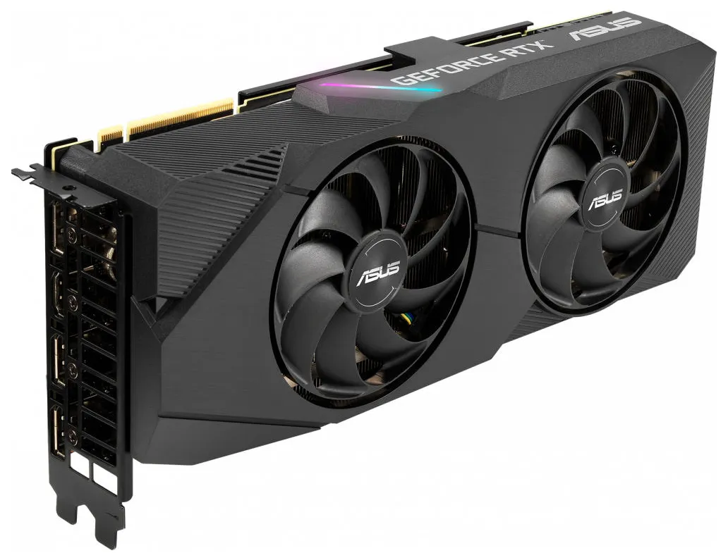 Видеокарта 8Gb ASUS DUAL RTX 2080 SUPER DUAL-RTX2080S-O8G-EVO-V2