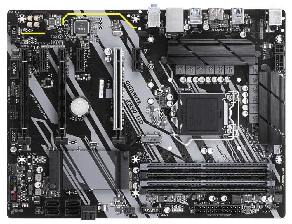 Материнская плата GIGABYTE GA-Z390 UD
