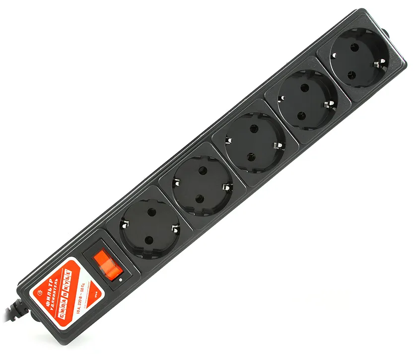 Сетевой фильтр Power Cube B SPG-B-15-Black 5м