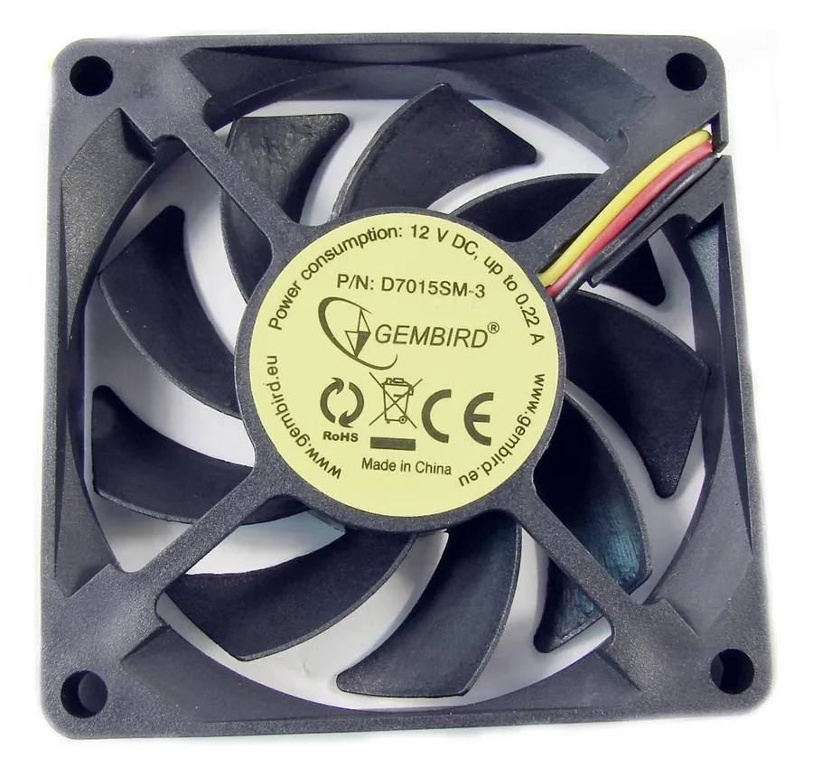 Кулер для корпуса Gembird D7015SM-3