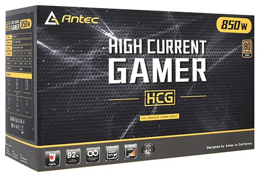Блок питания Antec High Current Gamer HCG850 Gold EC