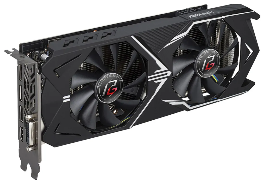 Видеокарта 8 Gb ASRock RADEON RX570 PHANTOM GAMING X OC