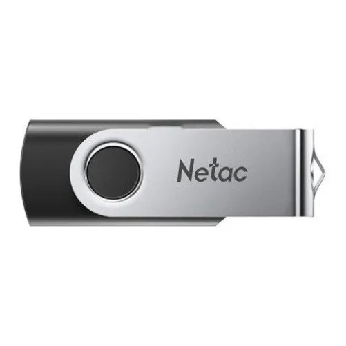 USB Флеш 32GB 3.2 Netac U505 NT03U505N-032G-32BK серебристый/черный