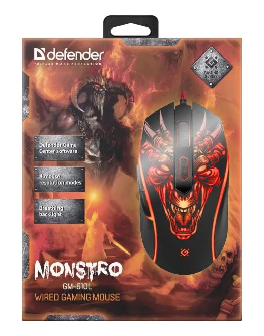 Компьютерная мышь Defender Monstro GM-510L