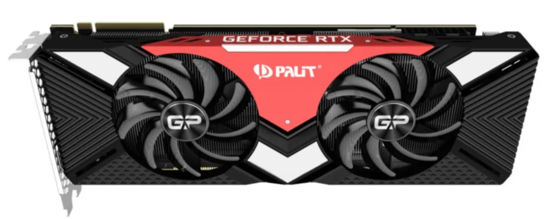 Видеокарта 8 Gb PALIT GeForce RTX™ 2080 GamingPro OC NE62080S20P2-180A