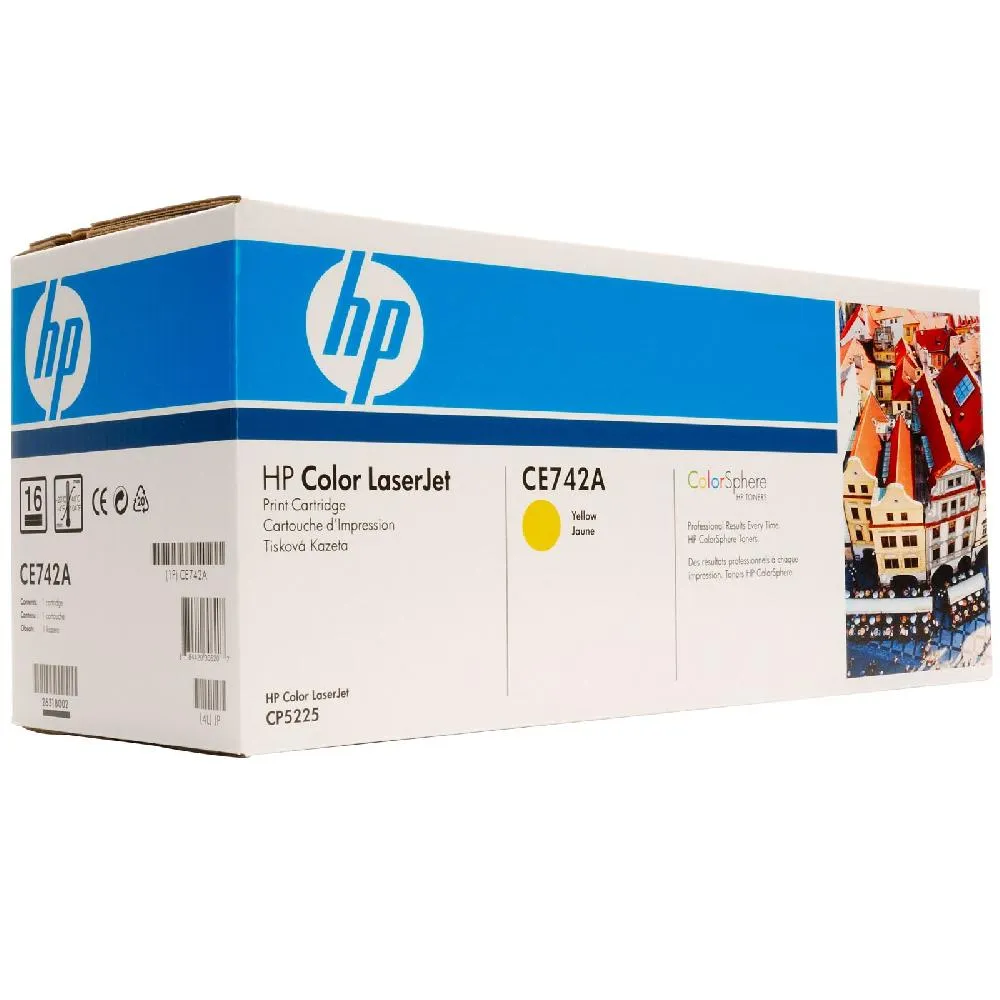Картридж HP CE742A Yellow