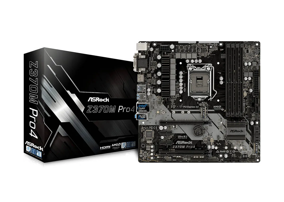 Материнская плата ASRock Z370M PRO4
