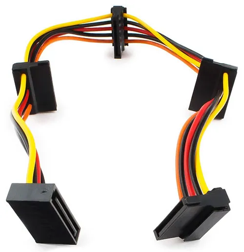 Переходник питания SATA, Cablexpert CC-SATAMF-03, 0.3m, OEM