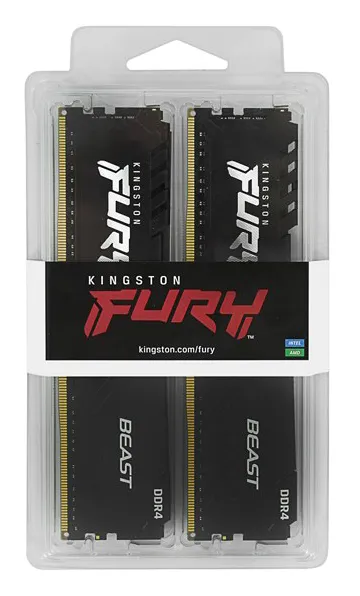 Оперативная память 32 GB kit Kingston Fury Beast KF426C16BBK2/32