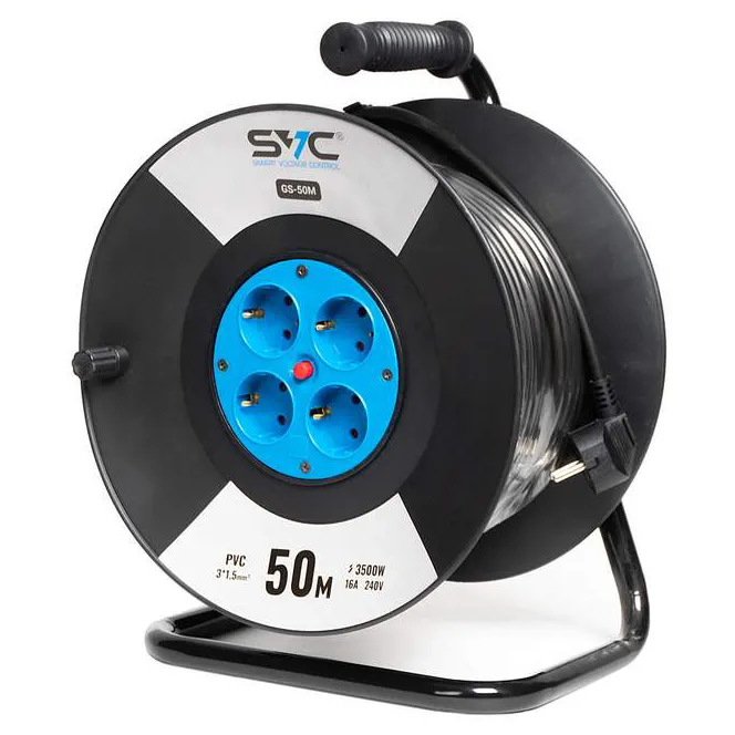 Удлинитель на катушке SVC GS-50M 50м