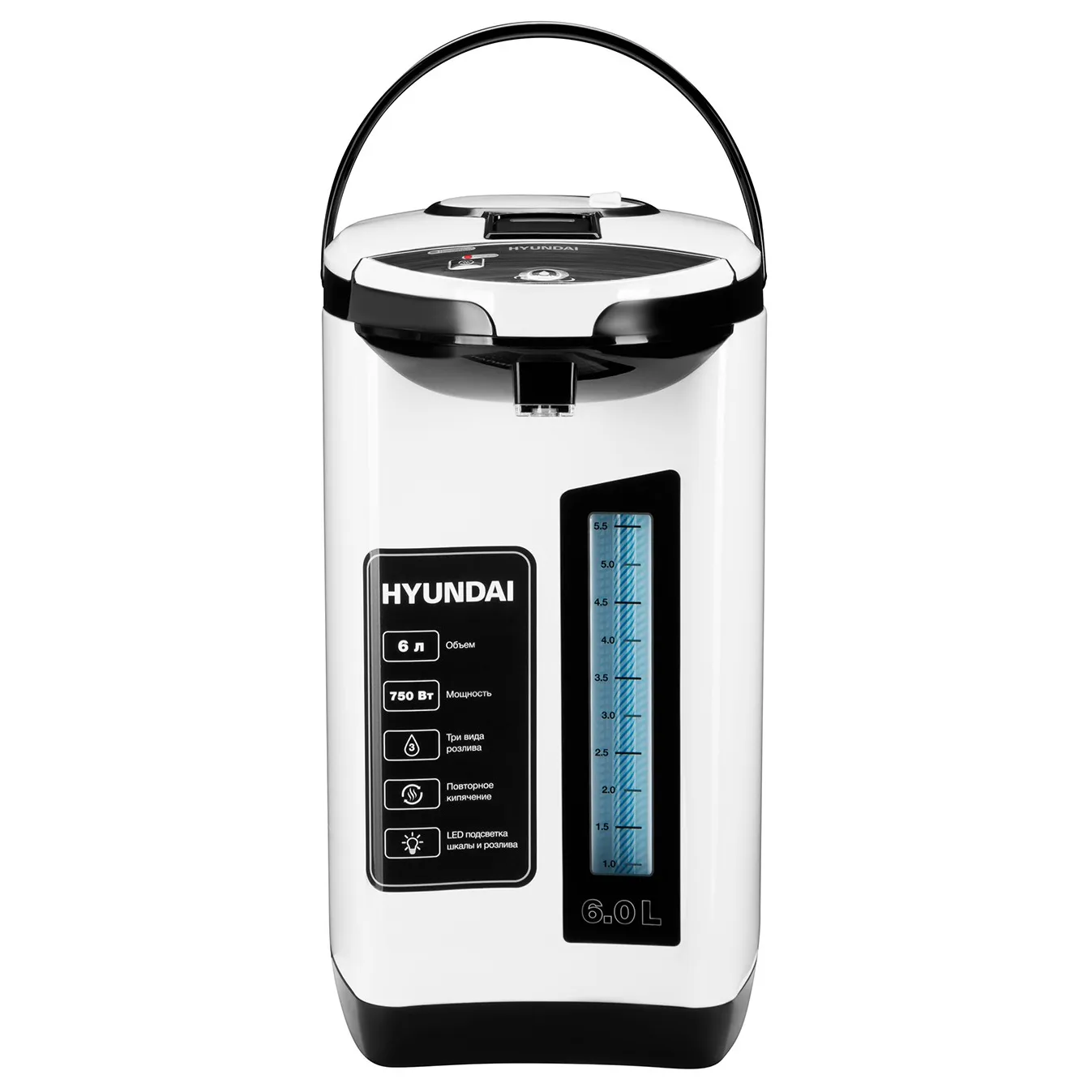 Термопот Hyundai HYTP-3850 белый/черный