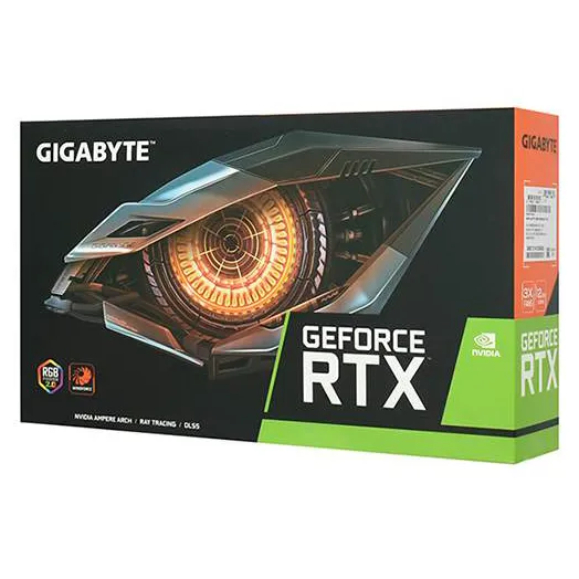 Видеокарта 8 GB Gigabyte RTX 3070Ti GV-N307TGAMING-8GD
