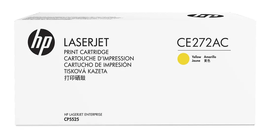 Картридж HP Europe CE272AC Лазерный желтый