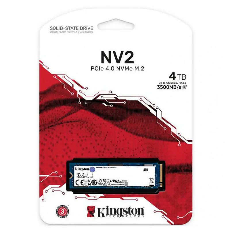 SSD накопитель 4Tb Kingston SNV2S/4000G