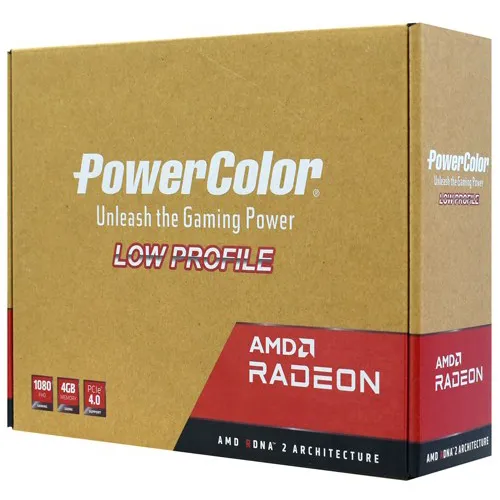 Видеокарта 4 GB PowerColor RX 6500 XT AXRX 6500XT 4GBD6-DH