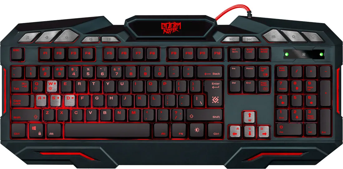 Клавиатура игровая Defender Doom Keeper GK-100DL RU