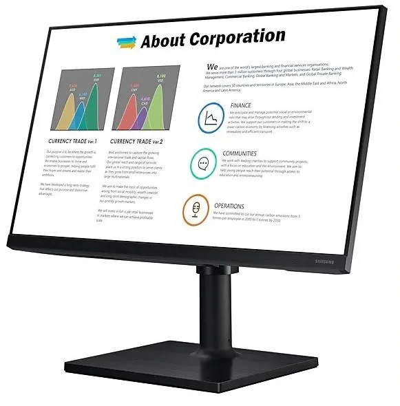 Монитор 27" Samsung LF27T450FQIXCI